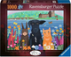 Пазл Ravensburger Звірята і замок 1000 елементів 12001575 (4005555015758) - зображення 1