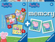 Пазл Ravensburger 3в1 Свинка Пеппа + Memory 25/36/49 елементів 3152 (4005556031528) - зображення 1