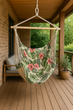 Подвесное кресло-гамак Jumi Garden Tropical с чехлом до 100 кг - изображение 12
