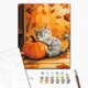 Картина по номерам Brushme Котик с тыквой (BS54391) - изображение 2