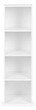 Стелаж ModernHome by Multistore loft 4 полиці білий (KJZ2173) - зображення 2