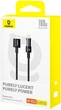 Кабель Baseus Gem Series Fast Charging Data Cable Type-C to Type-C 100W 5A 2 м Black (P10373000111-01) - изображение 3