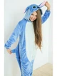 Дитяча піжама кігурумі Стич Синій Kigurumi kcr0045 130 см - зображення 4