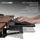 Регулируемая полка для клавиатуры OfficePro Black (KT135B) - изображение 9