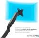 Настольное крепление для монитора OfficePro MA511B с газлифтом 17-32" 2-9 кг Black - изображение 8