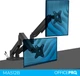 Настільне кріплення для двох моніторів OfficePro MA512B з газліфтом 17-32" 2-9 кг Black (MA512B) - зображення 5