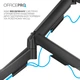 Настільне кріплення для двох моніторів OfficePro MA512B з газліфтом 17-32" 2-9 кг Black (MA512B) - зображення 11