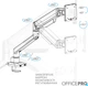 Настільне кріплення для монітора OfficePro MA601G з пружиною 17-40" 2-12 кг Gray - зображення 15