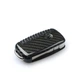 Карбоновый чехол для ключа T-Carbon Skoda Kamiq Fabia Octavia Rapid Karoq Superb Kodiaq Scala Enyaq Black - изображение 4