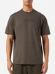 Футболка хлопковая длинная мужская Armani Exchange 253105017 2XL Коричневая (1159845873) - изображение 9