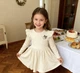 Сукня з довгим рукавом Mevis молочна 070944 Happy Baby розмір 128 - изображение 4