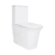 Унітаз компакт Qtap Nando безобідковий з сидінням Soft close QT12221222AW - изображение 1