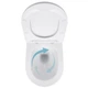 Унітаз підвісний Qtap Jay Ultra Quiet безобідковий з сидінням Soft close (QT07335175W) - изображение 2