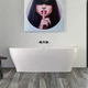 Ванна акрилова Knief Dream Wall 180x80 c щілинним переливом - изображение 4