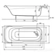 Ванна акрилова Kolo Sensa 160x70 - изображение 2