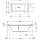 Ванна акрилова Duravit Starck 180x90 - изображение 4
