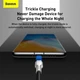 Кабель Baseus Cafule Series Metal Data Cable USB to Type-C 66W 1m (CAKF000101) - изображение 4