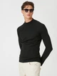 Джемпер мужской Koton 3WAM70124HT-BLK S Черный (8683353708292) - изображение 1