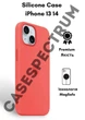 Чехол силиконовый OEG Shell Guard Silicone case with Magnetic Ring MagSafe для Apple iPhone 13 14 6,1” Pink Pomelo - изображение 1