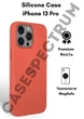 Чохол силіконовий OEG Shell Guard Silicone case with Magnetic Ring MagSafe для Apple iPhone 13 Pro 6,1” Nectarine - зображення 1