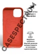 Чехол силиконовый OEG Shell Guard Silicone case with Magnetic Ring MagSafe для Apple iPhone 13 14 6,1” Nectarine - изображение 4