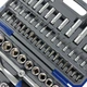Набор инструментов профессиональный Haisser Black 1/4" и 1/2" 94 ед. 70254 (BP137501) - изображение 8