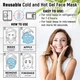 Маска гелевая охлаждающая и согревающая Premium Mask T5, снятия усталости, отеков, расслабления, для сна - изображение 4