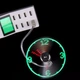 Компактный USB вентилятор с часами и гибкой ножкой — мини вентилятор для ноутбука, ПК, павербанка Черный - изображение 3