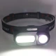 Налобный аккумуляторный фонарь Ekaiou фонарик USB LED 10 Вт XPE+COB 1500 лм - изображение 3