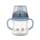 Кружка тренировочная с силиконовым носиком FirstCup 150 мл BONJOUR PARIS Canpol babies Голубая (5901691869950) - изображение 7