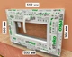 Окно Steko 550 х 360 мм,2 стекла - изображение 1