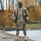Прочный Пончо - Дождевик с капюшоном / Водозащитный плащ пиксель размер универсальный 145х120 см - изображение 1