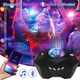 Ночник проектор звездное небо с bluetooth колонкой музыкальный Aurora Moon Star Черный - изображение 3