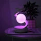 Светильник настольный BauTech с крутящимся 3D-шаром и функцией беспроводной зарядки 15W Белый (1015-969-01) - изображение 5