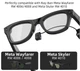 Зарядный кабель HiBlocks для смарт-очков Ray-Ban&Meta, Черный (HB505001) - изображение 3