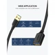 Дата кабель USB 3.0 AM/AF 2.0m US129 Black Ugreen (10373) (262975) - изображение 3