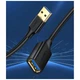 Дата кабель USB 3.0 AM/AF 3.0m US129 Black Ugreen (30127) (262976) - зображення 5