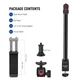 Телескопическое настольное крепление для камеры и смартфона NEEWER TL283 43-102 см с зажимом для стола и держателем для телефона - изображение 8