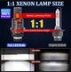 Мини LED лампа D2S D2R D2C D4S D4R HLXG светодиодная Правильный пучок света с обманкой 1шт - изображение 2