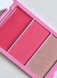 Палетка румяна и хайлайтер для лица, губ, век Pear Nova Cheek Palette Pink 12 г - изображение 7
