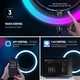 Кольцевая студийная RGB LED лампа для блогера Neewer RP19C 42Вт 48см 2500-10000К с APP управлением - изображение 7