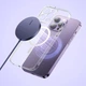 Беспроводное Зарядное Устройство Baseus Simple Mini3 Magnetic Wireless Charger 15W purple - изображение 6