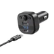 Bluetooth FM-трансмиттер XO BCC18 USB-A OTG/USB-C Black (BCC18.black) - изображение 2