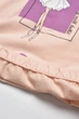 Кофта детская для девочки бежевого цвета с принтом Fashion рост 110 (207521) - изображение 3
