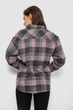 Рубашка женская в клетку, цвет серо-персиковый, XL, 244R1070-2 - изображение 5