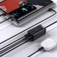 Зарядний Пристрій Baseus GaN3 Pro 65W (2Type-C+2USB) + Кабель Type-C-Type-C 100W (1m) black (CCGP040101) - зображення 2