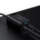 Зарядний Пристрій Baseus GaN3 Pro 65W (2Type-C+2USB) + Кабель Type-C-Type-C 100W (1m) black (CCGP040101) - зображення 5