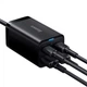 Зарядний Пристрій Baseus GaN3 Pro 65W (2Type-C+2USB) + Кабель Type-C-Type-C 100W (1m) black (CCGP040101) - зображення 8