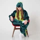 Пижама кигуруми Динозавр Зеленый (дракон) Kigurumi kcr0025 XL (179-189 см) - изображение 5