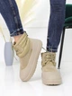 Жіночі уггі с Галошами Бежеві Замш Унісекс UGG Classic Mini Lace-Up Beige Suede (38, бежевий) - изображение 2